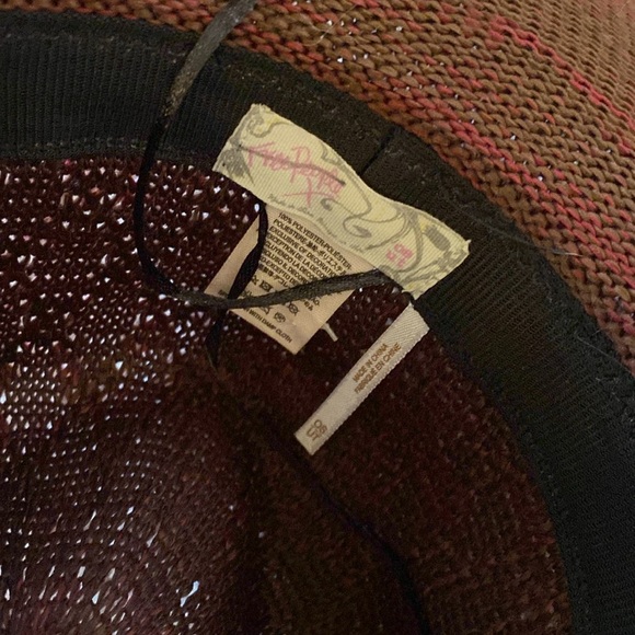 Free People Montana Woven Rancher in Burgundy Red Wine - Picture 9 of 10